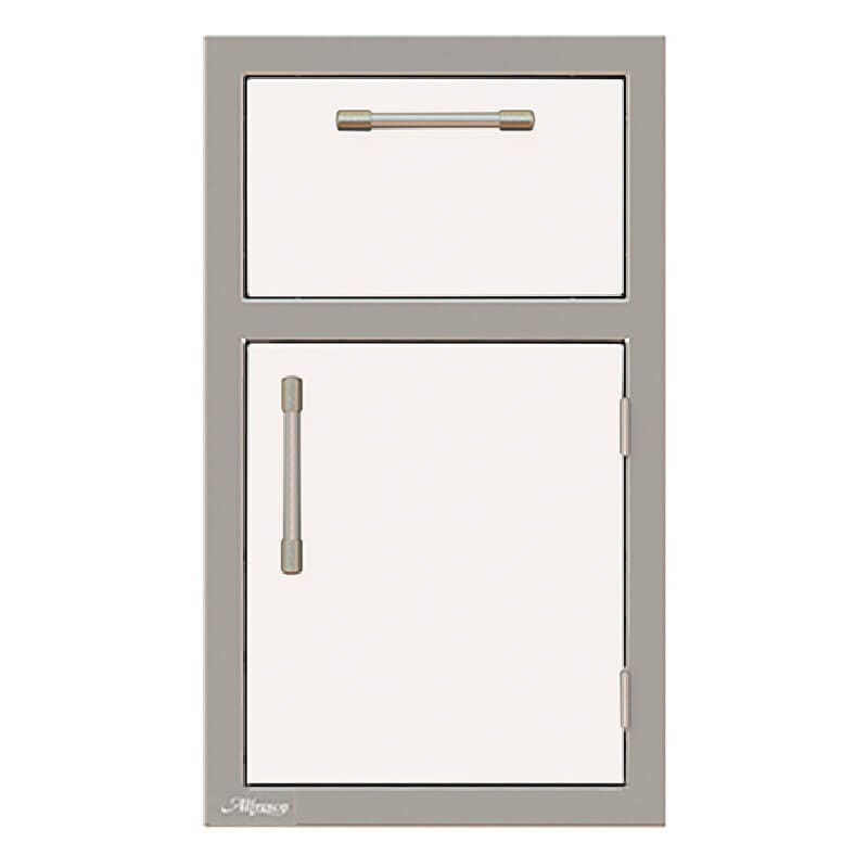 Alfresco 17-Inch Stainless Steel Soft-Close Door & Drawer Combo