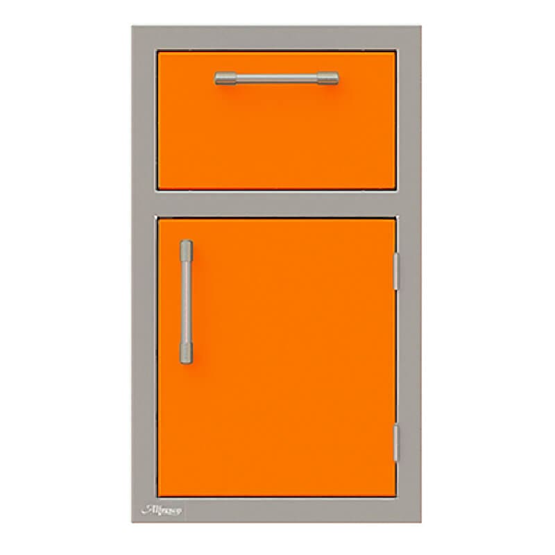 Alfresco 17-Inch Stainless Steel Soft-Close Door & Drawer Combo