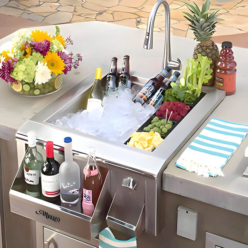 Alfresco 24-Inch Versa Bartender & Sink System AGBC-24