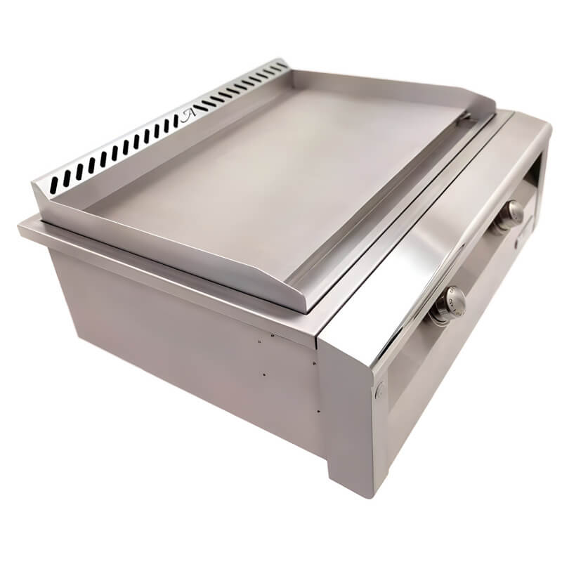 Alfresco 30-Inch Stainless Steel Built-In Gas Griddle