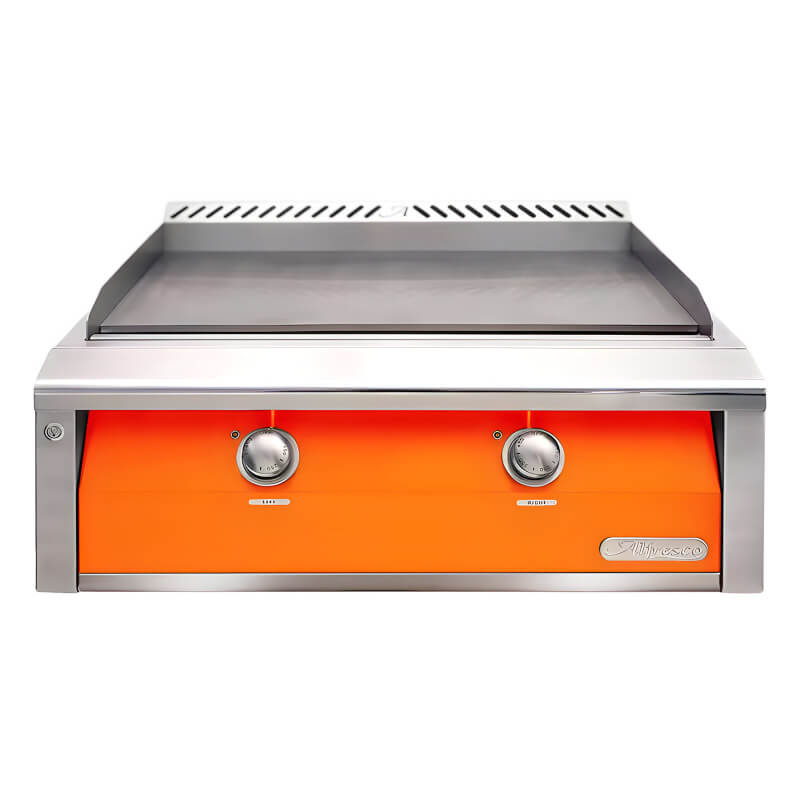 Alfresco 30-Inch Stainless Steel Built-In Gas Griddle