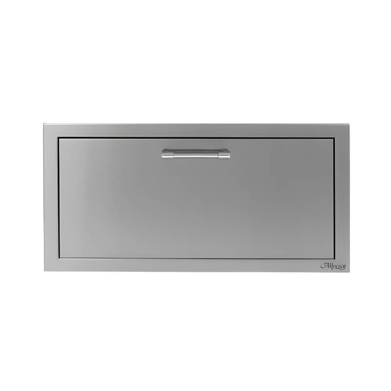 Alfresco 30-Inch Versa Power Stainless Steel Soft-Close Single Drawer