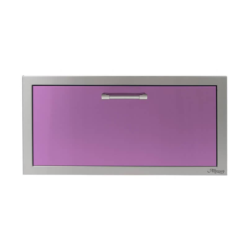 Alfresco 30-Inch Versa Power Stainless Steel Soft-Close Single Drawer