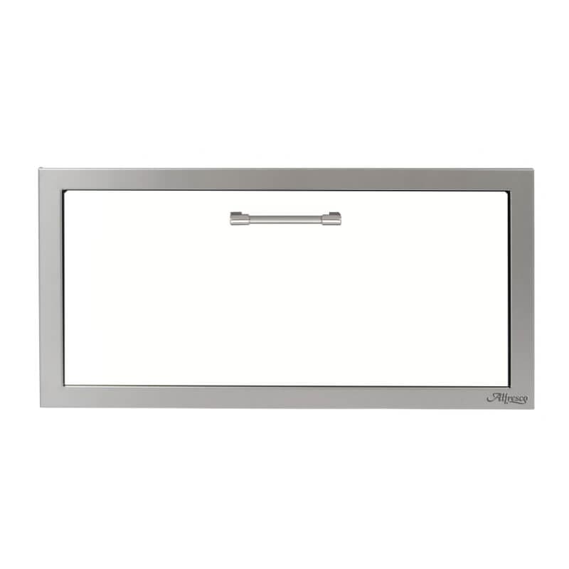 Alfresco 30-Inch Versa Power Stainless Steel Soft-Close Single Drawer