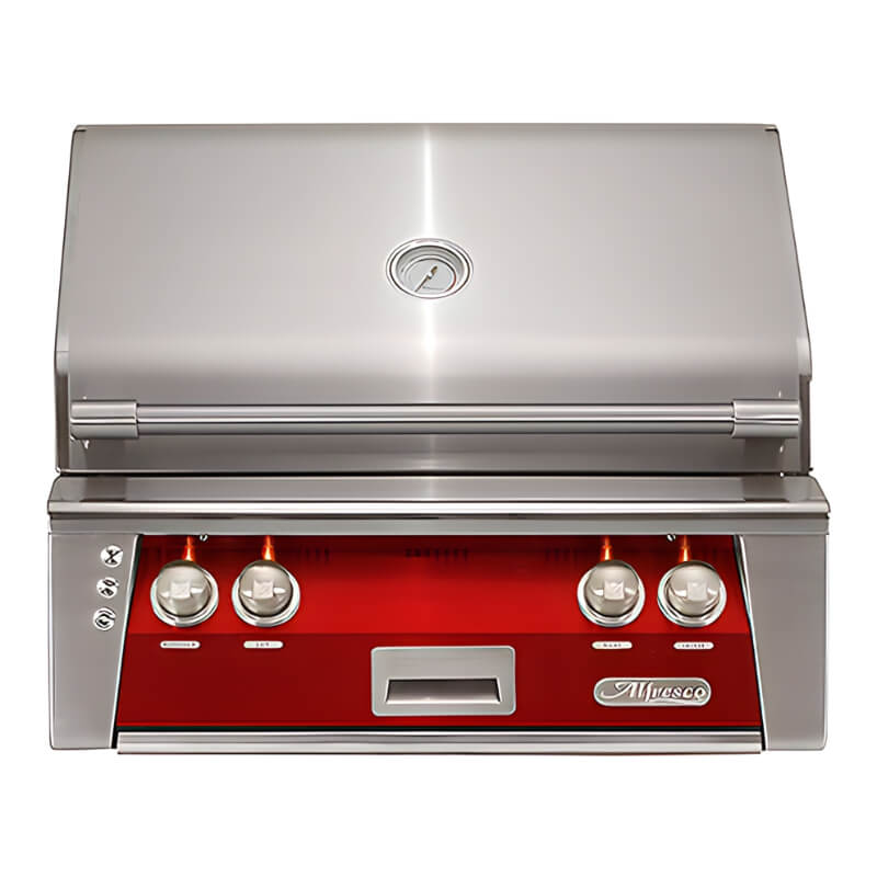 Alfresco ALXE 30-Inch Built-In Grill With Sear Zone And Rotisserie