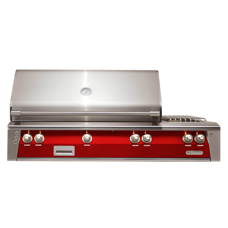 Alfresco ALXE 56-Inch Built-In Deluxe Grill With Sear Zone, Rotisserie And Side Burner