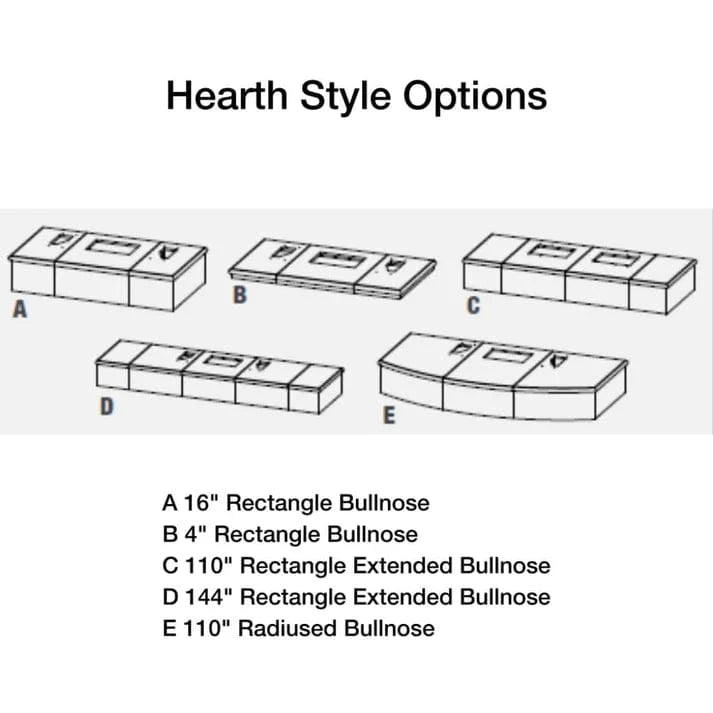 American Fyre Designs 76" Reduced Cordova Outdoor Gas Fireplace