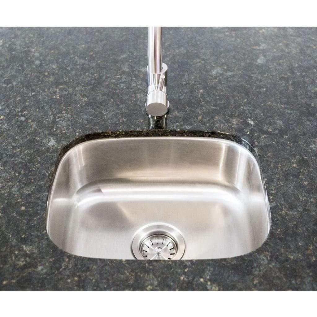 American Made Grills AMG 19x15" Stainless Steel Undermount Sink & 360º Hot/Cold Faucet SSNK-19U