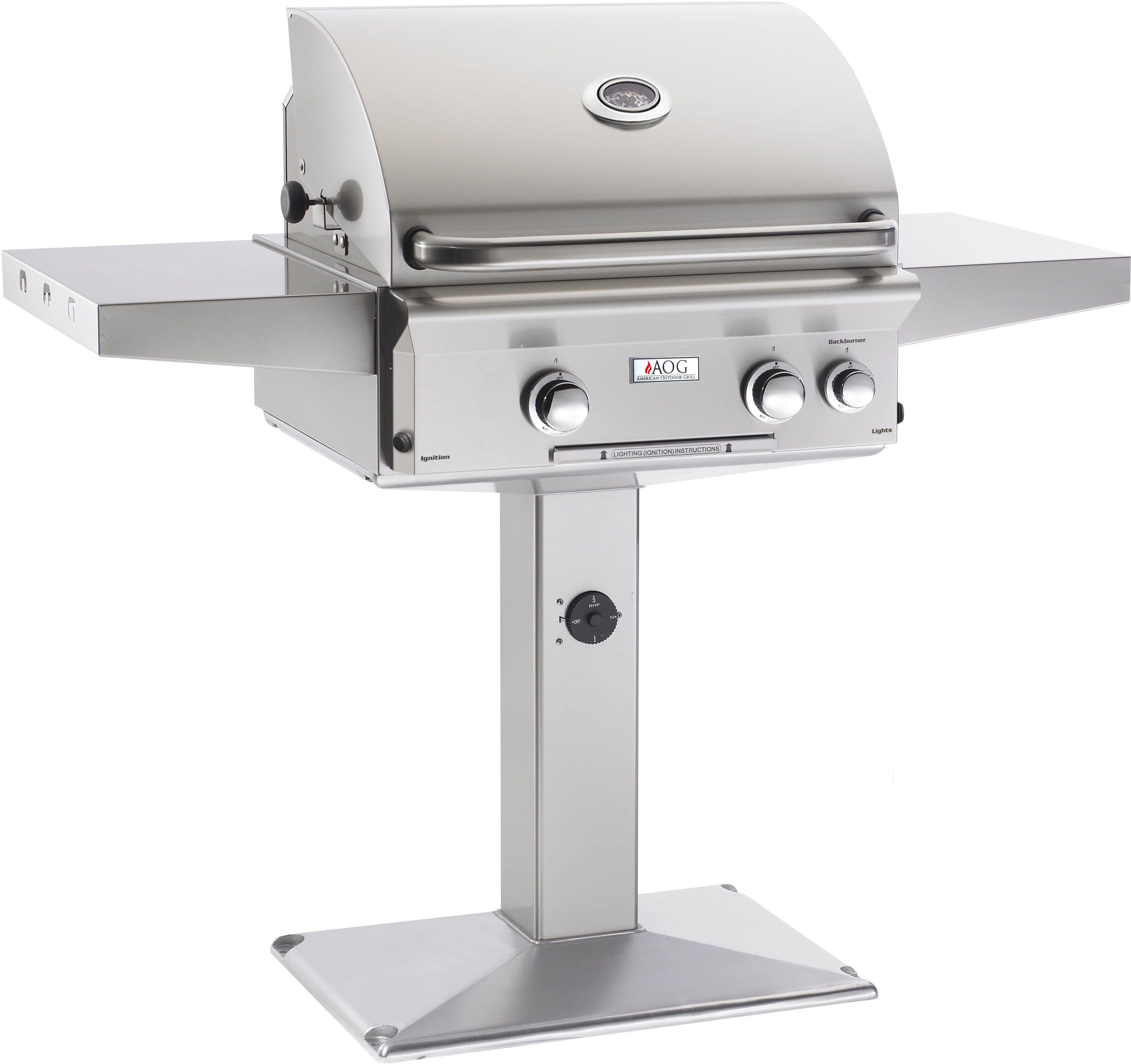 AOG  American Outdoor Grill L Series 24" Post Mount with Base Grill 24NPL