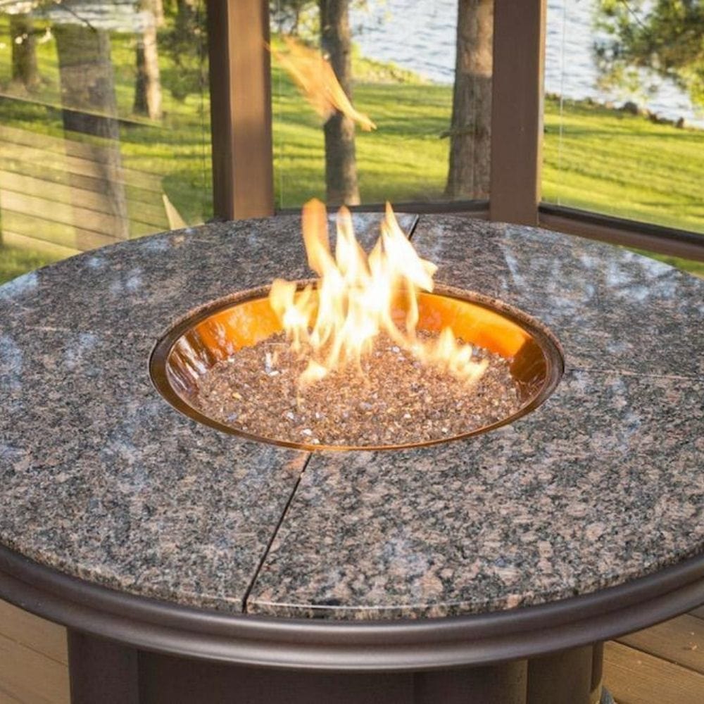 Athena 1/2-Inch Reflective Fire Glass for Gas Fire Pits