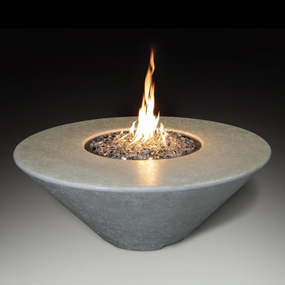 Athena Olympus 44-Inch Round GFRC Gas Fire Pit Table