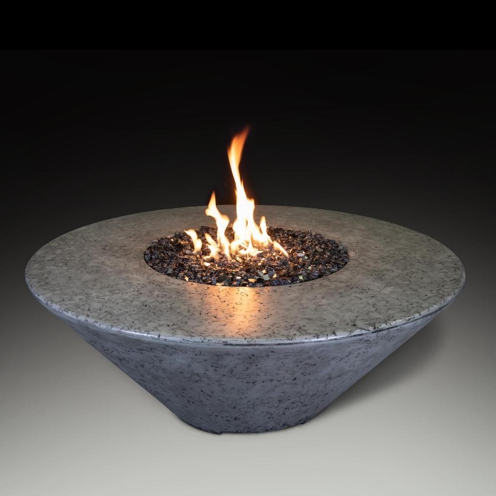 Athena Olympus 44-Inch Round GFRC Gas Fire Pit Table