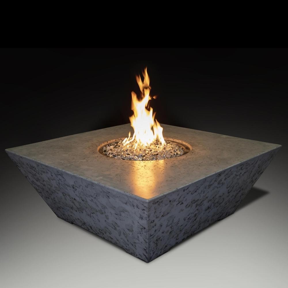 Athena Olympus 48-Inch Square GFRC Gas Fire Pit Table