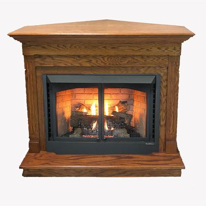 Buck Stove 42 inch Standard Dark Oak Corner Mantel PA KDMC42ZCBB