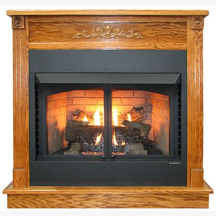 Buck Stove 42 inch Standard Dark Oak Mantel PA KDM42ZCBB