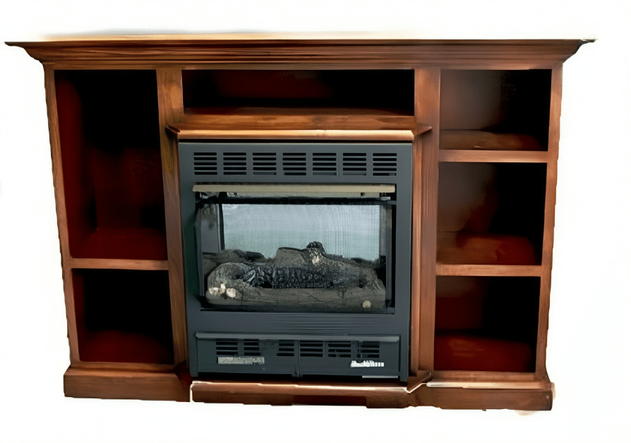 Buck Stove 53 inch Cherry Prestige Bookcase Mantel PA KDM34PRES-CHRY