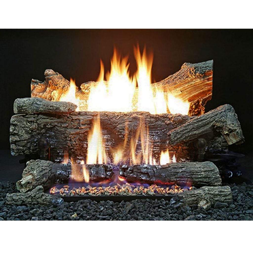 Buck Stove Liquid Propane Ceramic Oak Log Set GL EV100OLP