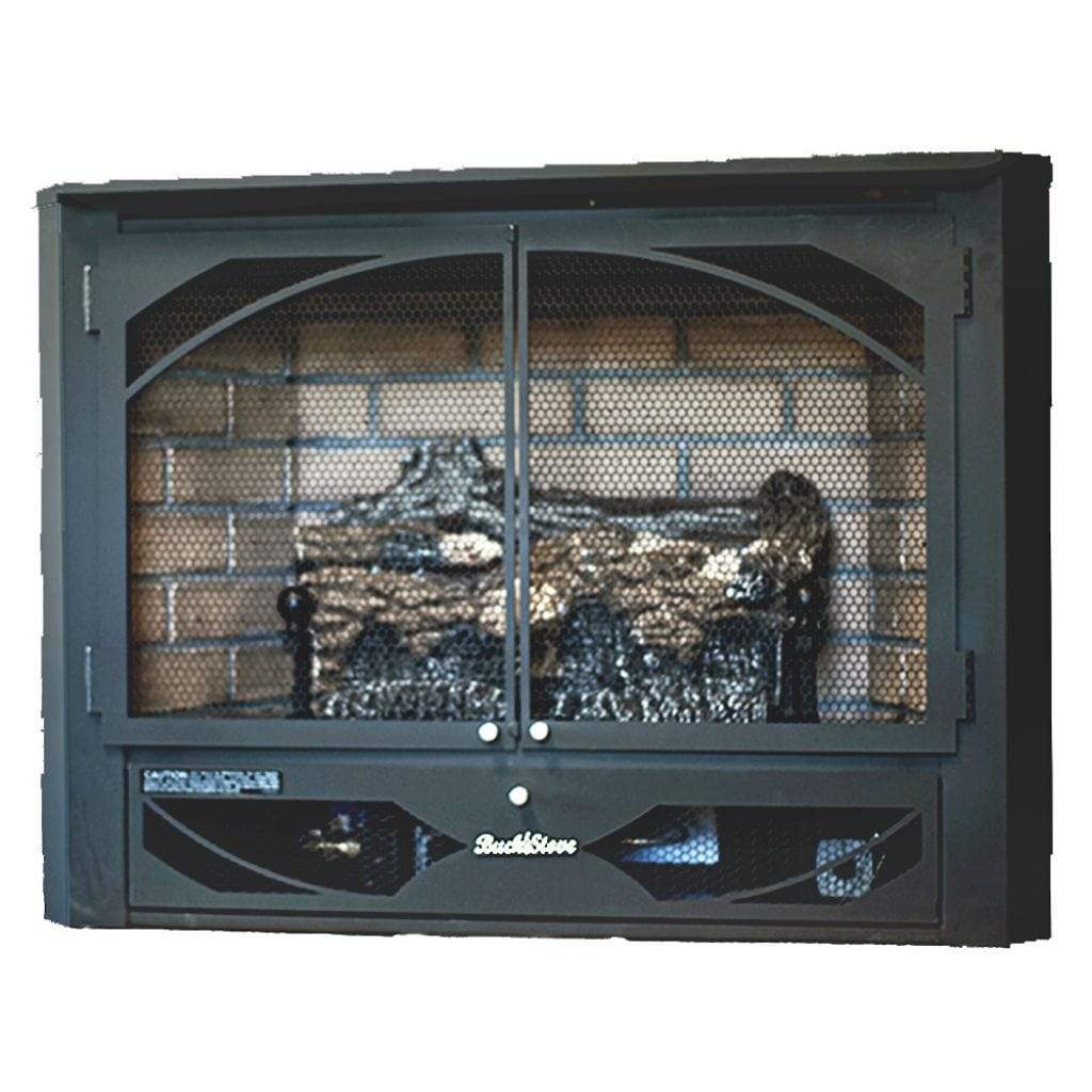 Buck Stove Model 384 Vent Free Gas Heating Stove NV 3844-DOORS