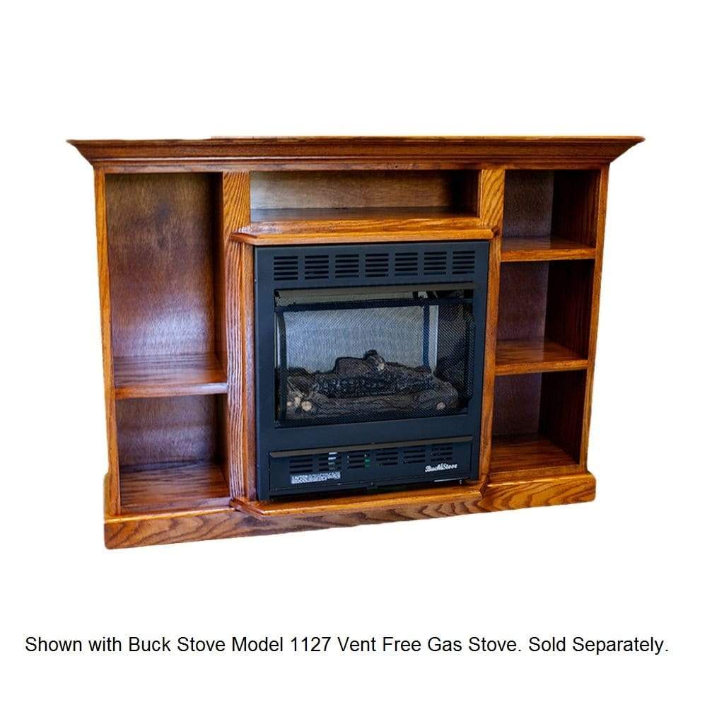 Buck Stove Prestige Bookcase Mantel Accessories for 1127 Gas Stove