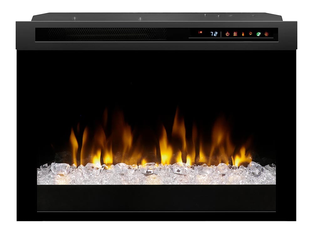 Dimplex 26" Multi-Fire XHD Pro Plug-In Electric Fireplace with Acrylic Ice & Driftwood