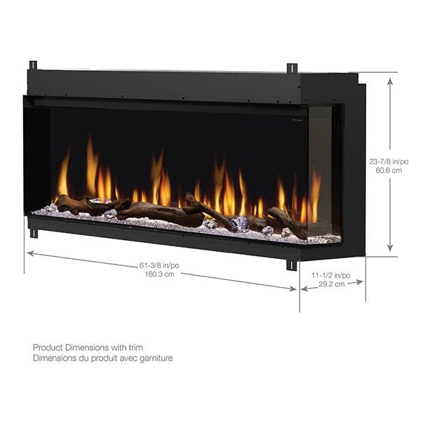 Dimplex Bold 60" Built-in Linear Electric Fireplace XLF6017-XD