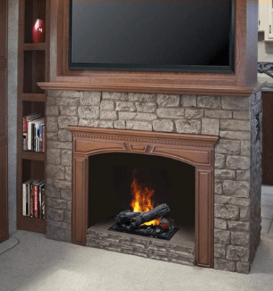 Dimplex Opti-Myst Cassette with Heat Receptacle & Logs