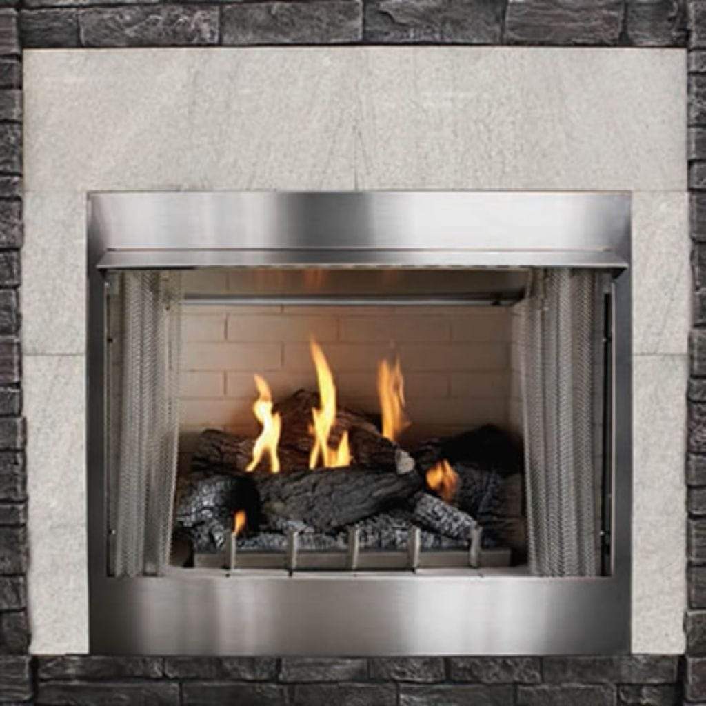 Empire White Mountain Hearth Carol Rose 36” Coastal Collection Outdoor Fireplace OP36FP