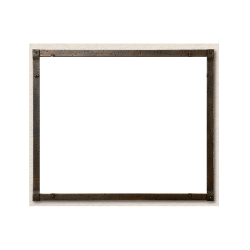 Empire White Mountain Hearth Rushmore 40" Beveled Frame 1.5-in Brushed Nickel DF402NB