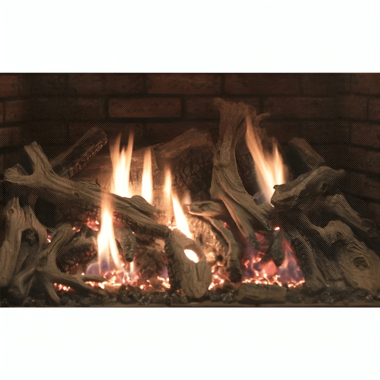 Empire White Mountain Hearth Rushmore 35-inch Ceramic Fiber, Driftwood Log Set LS35DINF