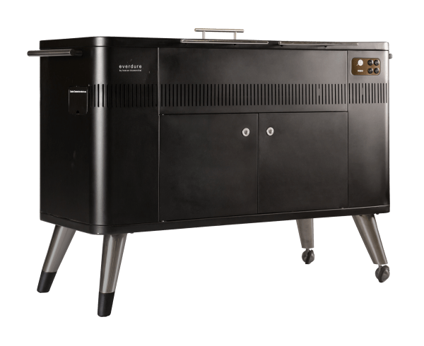 Everdure HUB II 54-Inch Charcoal Grill w/ Rotisserie and Cliplock Forks™ - HBCE3BUS