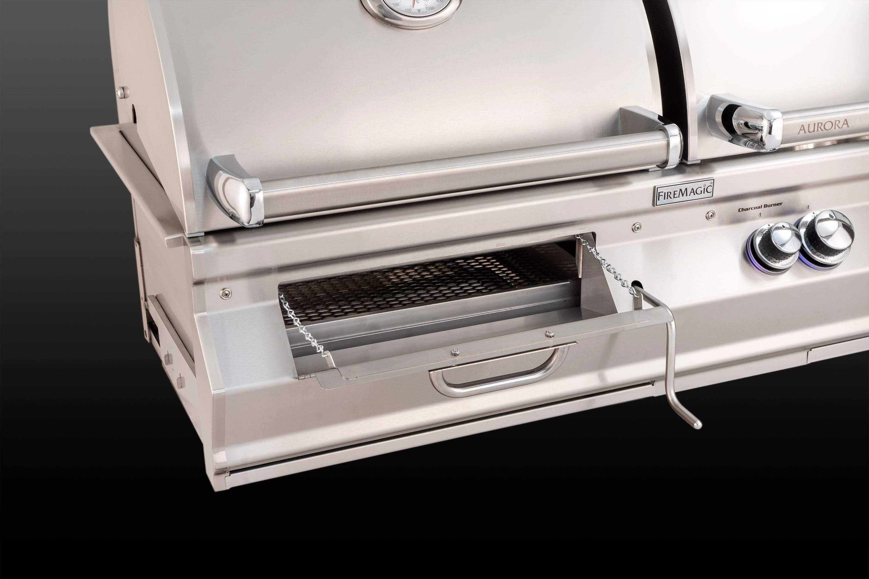 Fire Magic Aurora 24" Portable Gas Grill w/ Flush Mounted Single Side Burner A430s