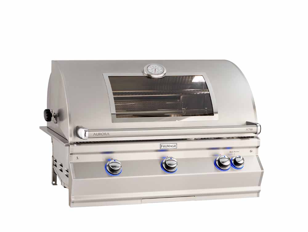 Fire Magic Aurora 36" Built-In Gas Grill with Analog Thermometer A790i