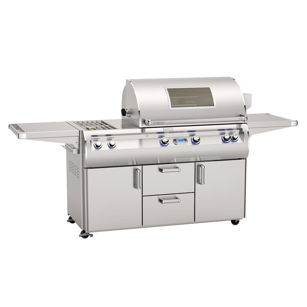 Fire Magic Echelon Diamond 36" Portable Grill with Digital Thermometer & Double Side Burner E790s