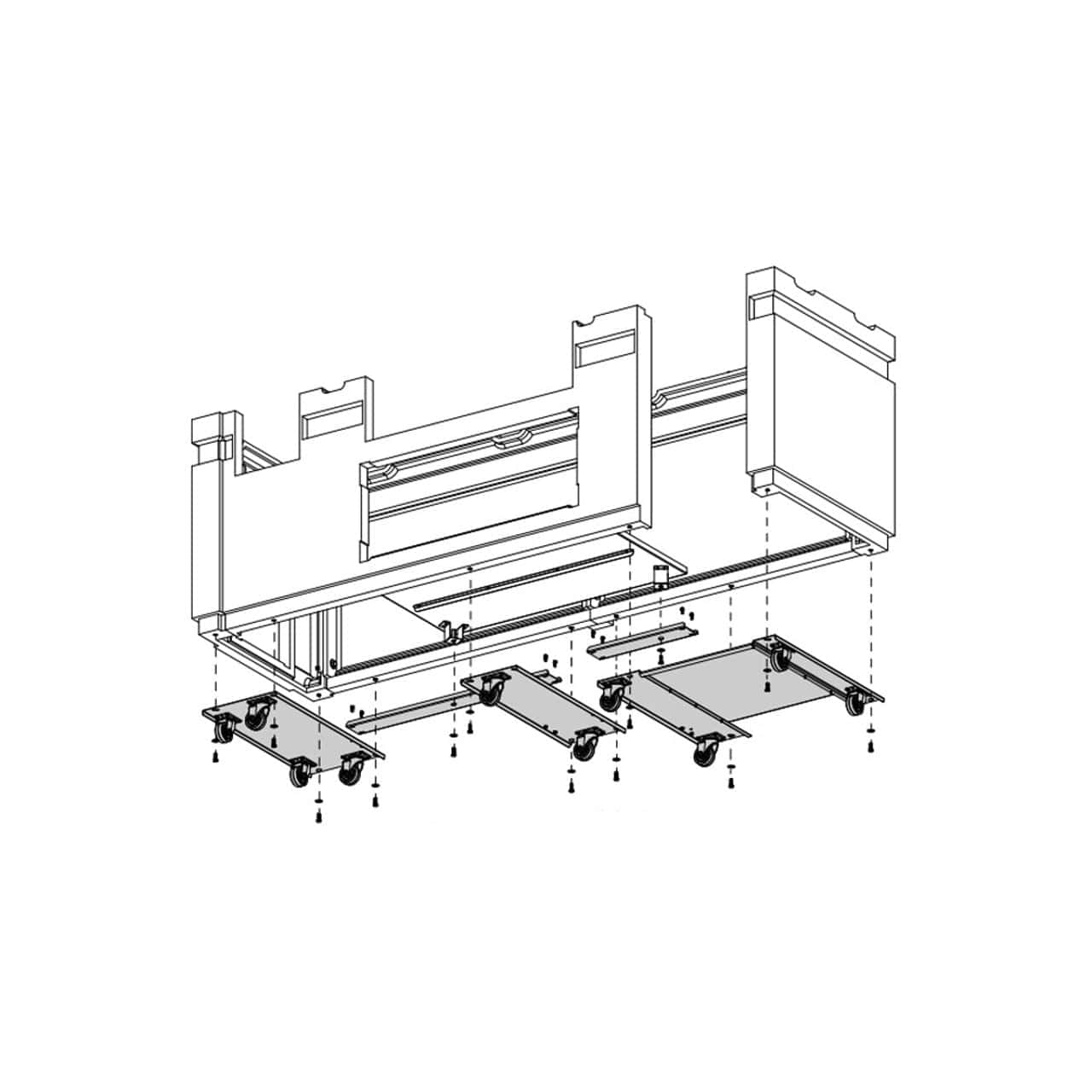 Fire Magic Wheel Kit for ID790 Pre-Fab Grill Island ID-WK-05