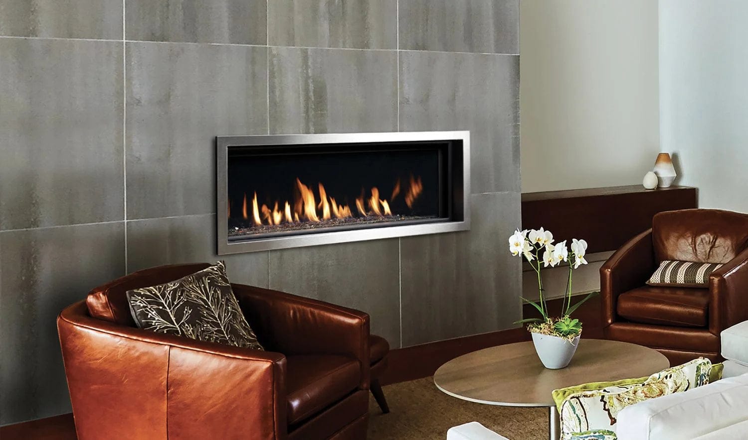 Marquis by Kingsman Serene 60-inch Zero Clearance Direct Vent Gas Fireplace ZCVRB60