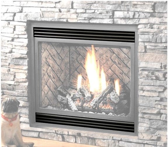 Marquis by Kingsman 36 inch Black Grill Kit for Fireplace HB36GBL