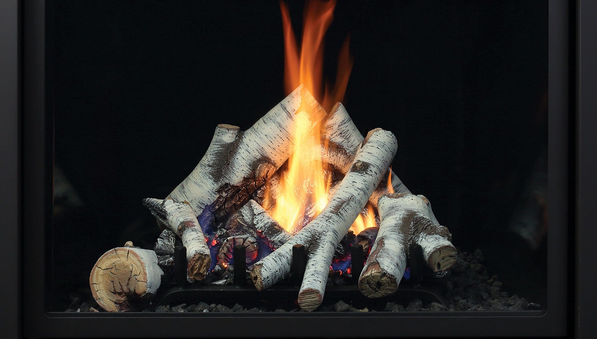 Marquis by Kingsman 5 Piece Birch Log set for Fireplace MQLOGF39BW