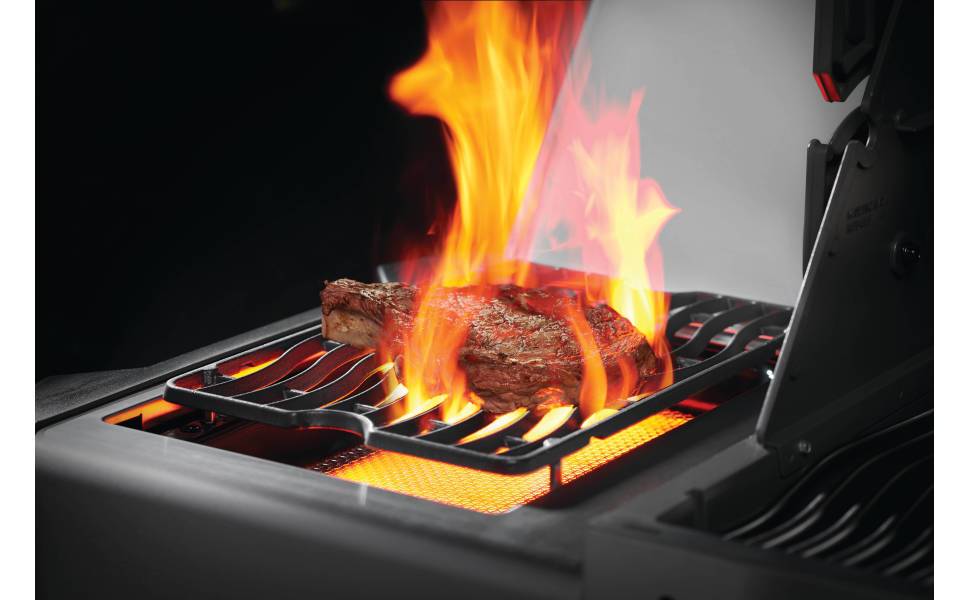 Napoleon Prestige PRO™ 665 RSIB Propane Gas Grill w/ Infrared Rear & Side Burners PRO665RSIBPSS-3