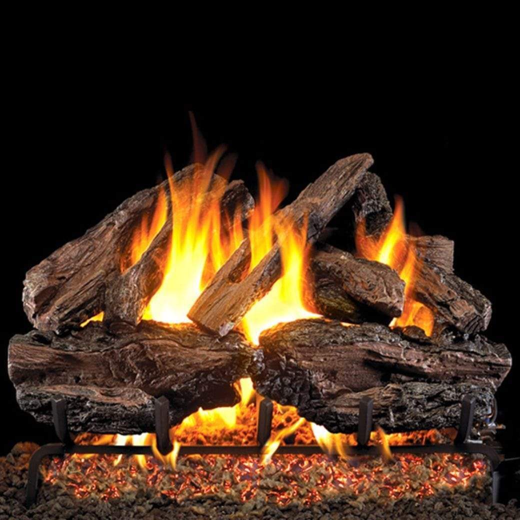 Real Fyre Charred Red Oak Vented Gas Log Set - CHRED