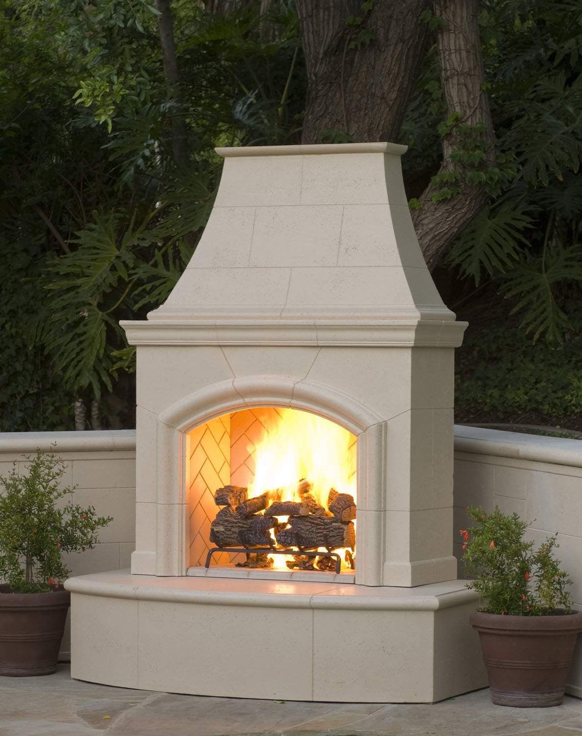 American Fyre Designs 65" Phoenix Outdoor Gas Fireplace