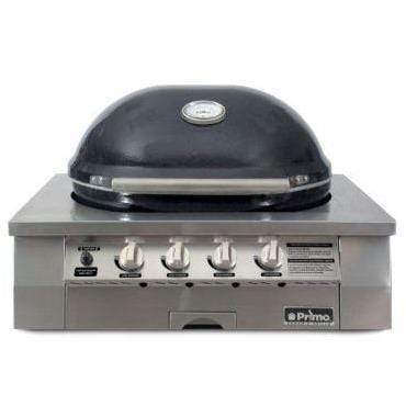 Primo All-In-One Oval G 420 Ceramic Gas Grill PGG420C (Cart-Mounted)