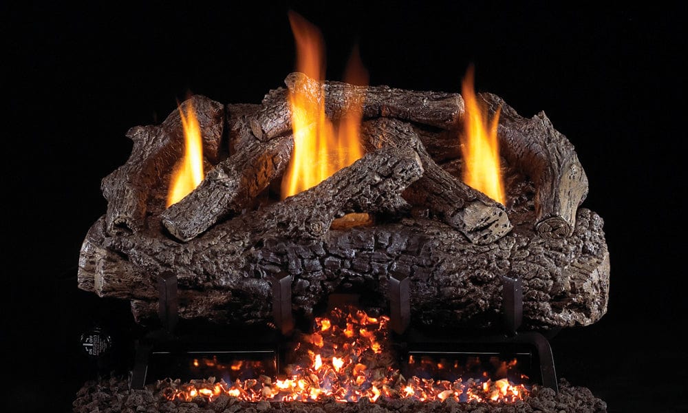 Real Fyre 16/18" Charred Frontier Oak Gas Log Set CHFR-16/18