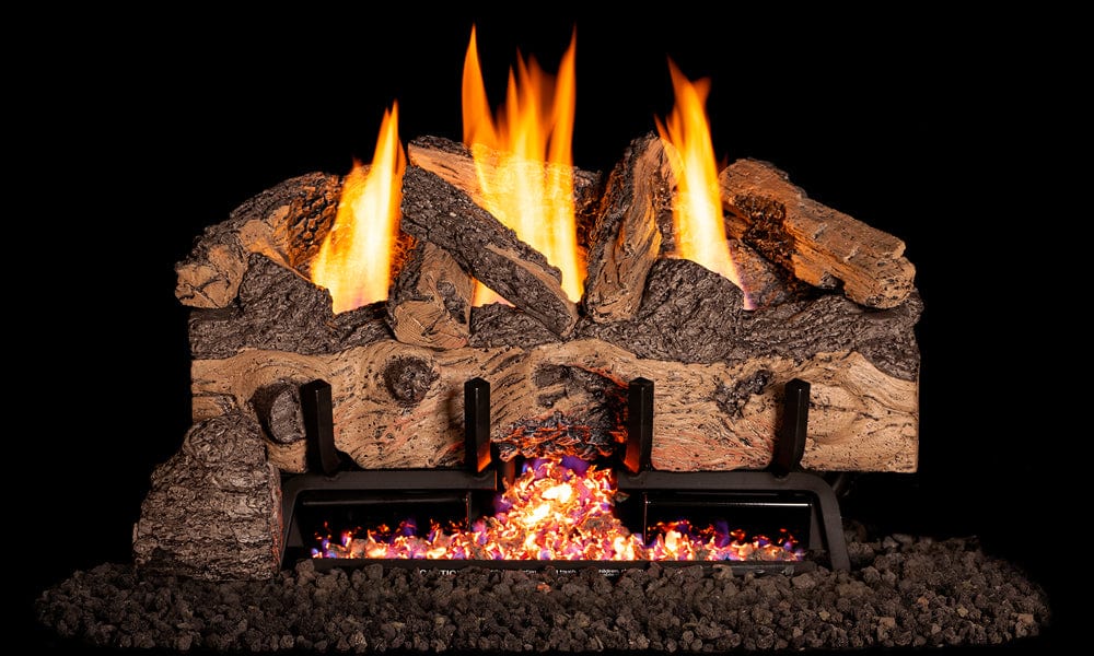 Real Fyre 16/18" Charred Gnarled Split Gas Log Set CHGS-16/18