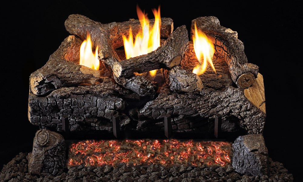 Real Fyre 16/18" Evening Fyre Charred Gas Log Set ECV-16/18