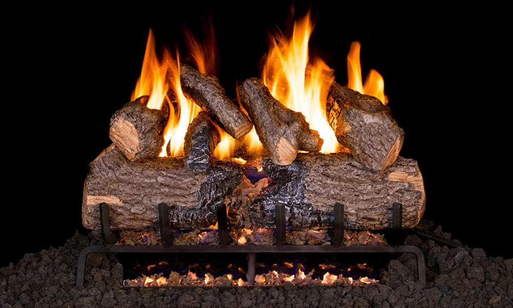 Real Fyre 16-inch Charred Oak Vented Gas Log Set - CHD-16