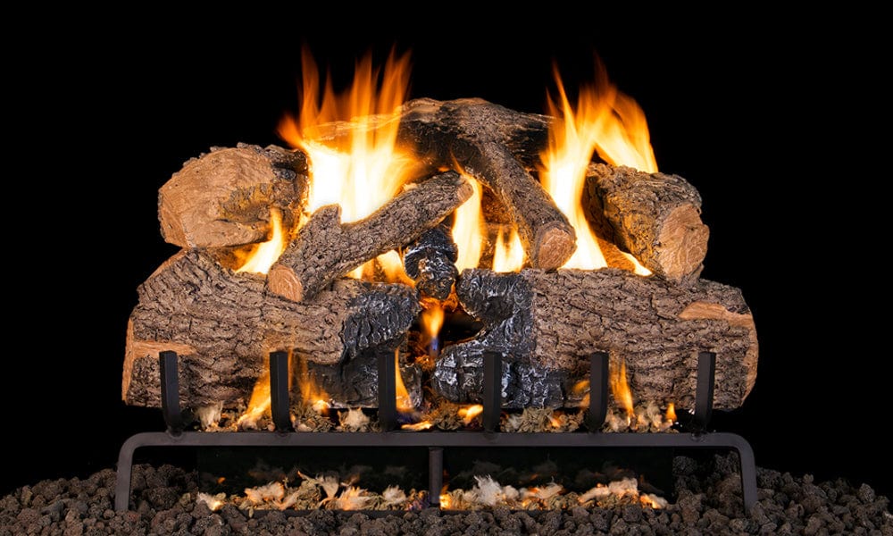 Real Fyre 18/20-inch Charred Angel Oak Vented Gas Log Set - CHNA-18/20