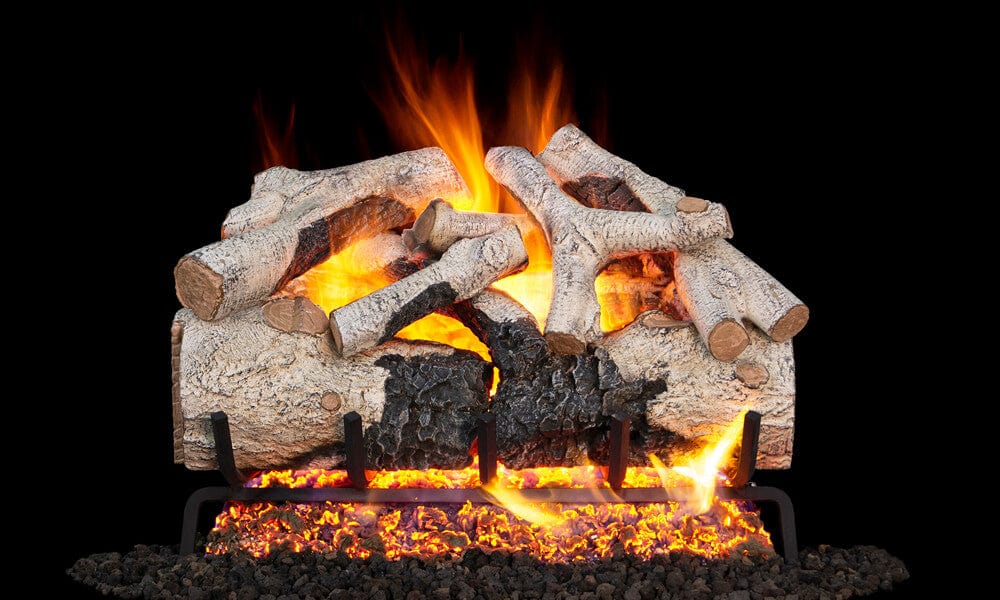 Real Fyre 18-inch Burnt Aspen Vented Gas Log Set - BTA-18