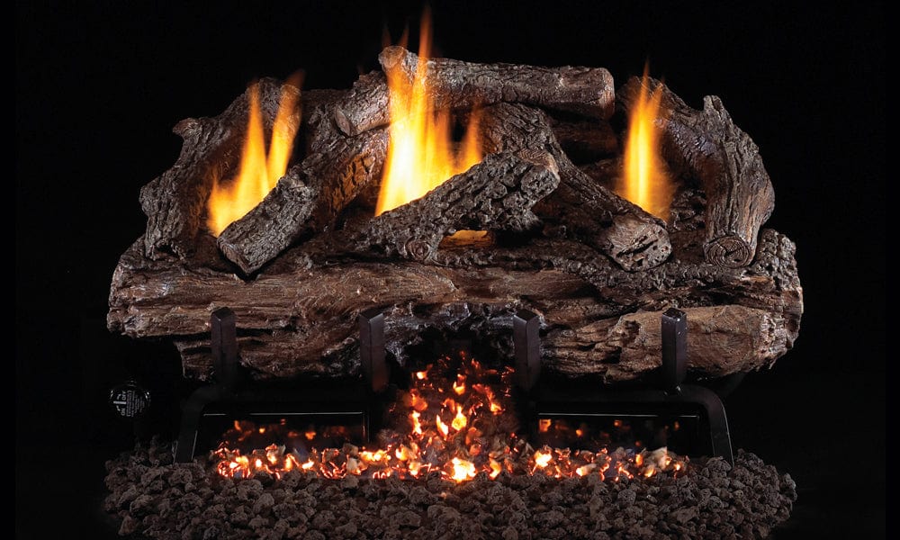 Real Fyre 24" Charred Aged Split Gas Log Set CHAS-24