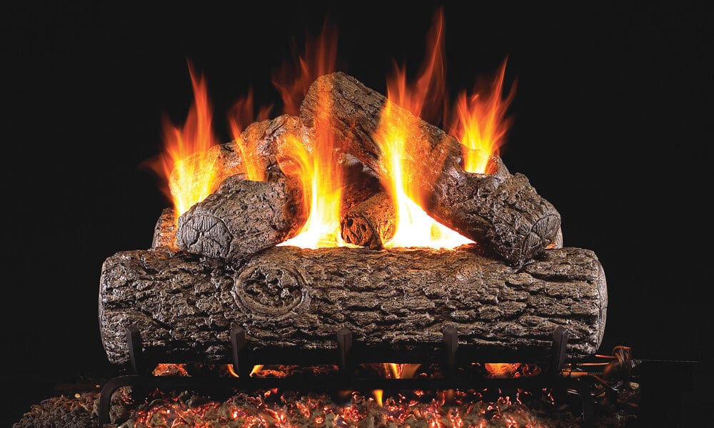 Real Fyre 24-inch Golden Oak Vented Gas Log Set - R-24