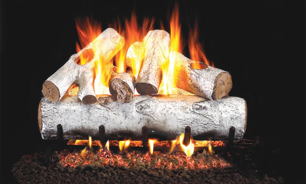 Real Fyre 24-inch White Birch Vented Gas Log Set - W-24